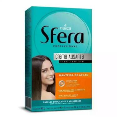 Imagem de Creme Alisante Sfera Argan Queratina Nazca