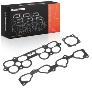 Imagem de A-Premium Kit de junta de vedação do coletor de admissão para Nissan Altima Sentra 2002-2006 X-Trail 2005-2006 Conjunto de juntas do coletor de admissão do motor, 2,5L L4 GAS DOHC naturalmente