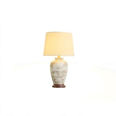 Imagem de Abajur de cabeceira Luminária de mesa para sala estar, atmosfera acolhedora, estética criativa, cabeceira quarto(Médio)