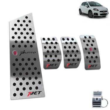 Imagem de Pedaleira Manual Descanso Fiat Punto T-Jet 2007 A 2012 Preto