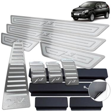 Imagem de Pedaleira Manual  Descanso Soleira Prata Jac J3 2010 A 2015