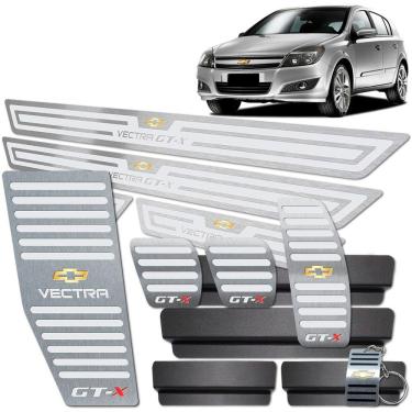 Imagem de Descanso Soleira Pedaleira Manual Vectra Gt-X 2008 11 Prata