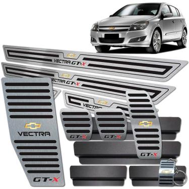 Imagem de Pedaleira Manual Descanso Soleira Preto Vectra Gt-X 2008 11