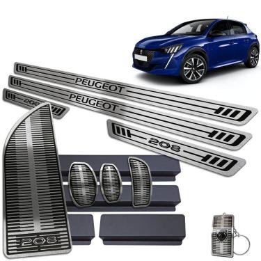 Imagem de Pedaleira Manual Soleira Descanso Preto Peugeot 208 2021