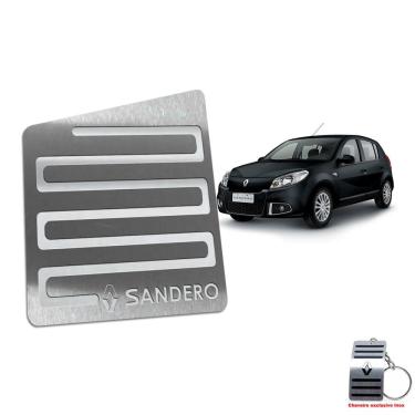 Imagem de Descanso De Pé Renault Sandero 2008 Até 2013 Aço Inox