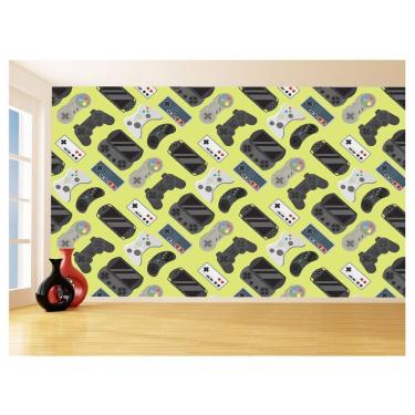 Imagem de Papel De Parede 3D Infantil Controle Game Jogo 3,5M Azs277