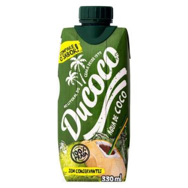 Imagem de Água de coco esterilizada Ducoco, caixa de 330ml. - VIZIR
