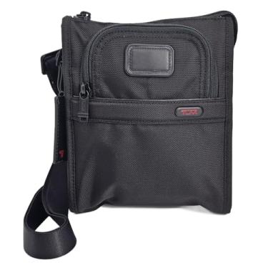 Imagem de TUMI Bolsa de bolso pequena com alça ajustável, Preto, Small, Casual