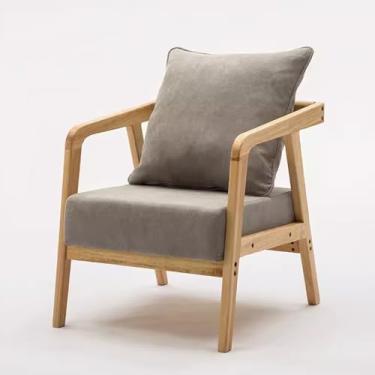 Imagem de UISLA Braço estofado grosso para sofá moderno com moldura de madeira maciça almofada macia para sala de estar quarto Belcony