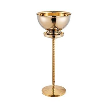 Imagem de baldes de gelo Balde de gelo luxo para vinho chão para bar em casa, para gelar cerveja, champanhe e(Gold)