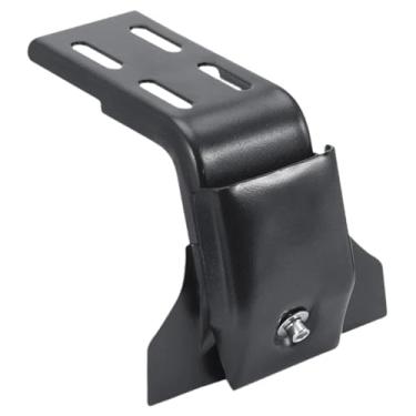 Imagem de Generic Suporte de rack de teto para calha de chuva, construção metálica multifuncional espessada, forte capacidade de carga, montagem em calha ajustável, 12cm a 16cm