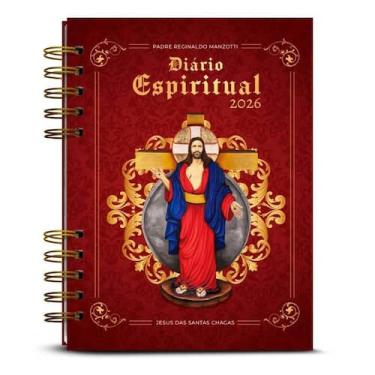 Imagem de Livro Diário Espiritual 2026 Manzotti Jesus Da Santa Chagas - EDITORA 