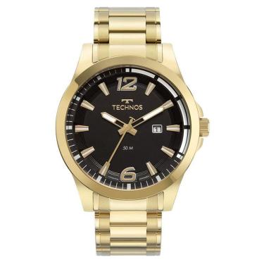 Imagem de Relógio Masculino Technos Dourado Banhado Ouro 2117Ldh1P