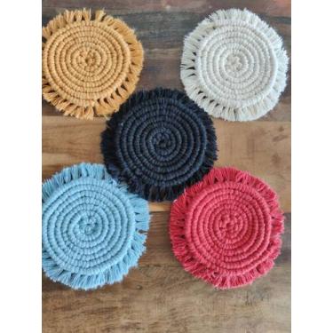 Imagem de Porta Copos Macramé - Para Todas Atêlie, Preto