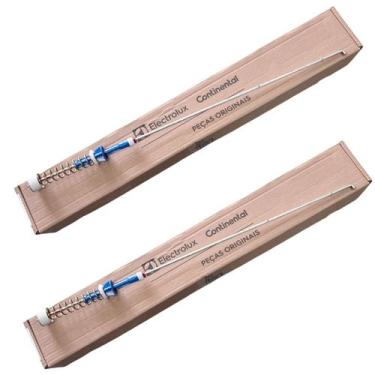 Imagem de Kit 2 Suspensão Mola Amarela Lavadora Electrolux LEC14 LED13