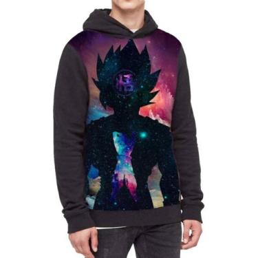 Imagem de Moletom Com Capuz Dragon Ball Psicodélico Ref:787 - smoke, Preto, GG