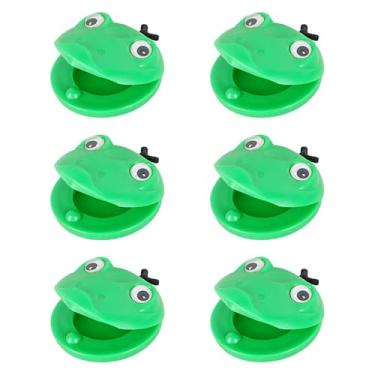 Imagem de Dynwave 6x Mão Dedo Castanholas Claquete Festa Lembrancinhas Brinquedos de Desenvolvimento Castanholas Musicais Instrumentos de Percussão para Crianças