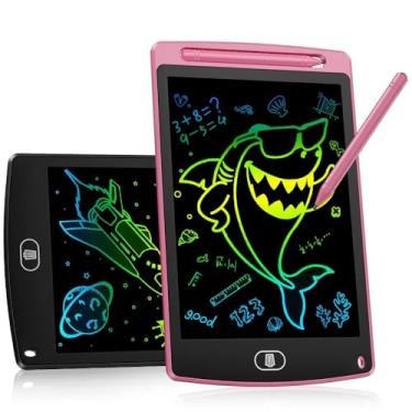 Imagem de Lousa Mágica Digital Tablet 12 Polegadas Desenhar e Escrever (Rosa)