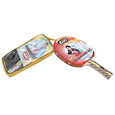 Imagem de GKI Offensive Xx Nova capa impressa computadorizada de madeira raquete de tênis de mesa (tamanho único)