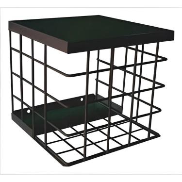 Imagem de Grade De Proteção Quadrada Para Câmera Segurança Cftv Preta