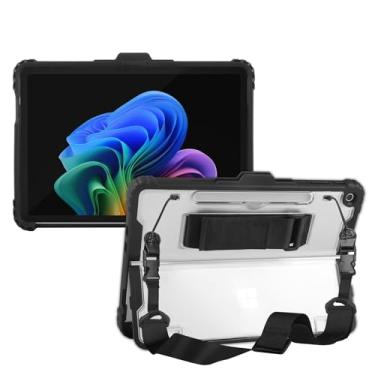 Imagem de AOAO Capa para Microsoft Surface Pro 12 com alça de ombro, alça de mão, suporte para caneta Stylus, resistente, absorvente de choque e resistente a quedas