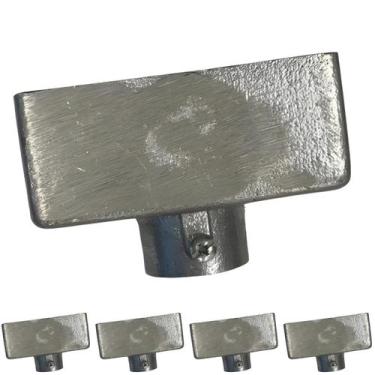 Imagem de 5 Condulete Medida 3/4 Tipo B Sem Rosca Em Alumínio Sieg