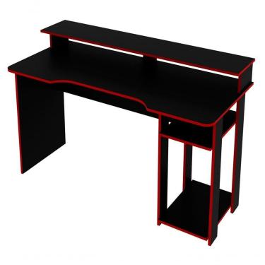 Imagem de Mesa Para Computador Gamer Me4153 Preto Vermelho