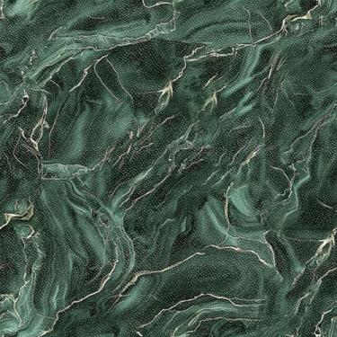 Imagem de HOMETITUTE 10 peças de 30 x 30,5 cm de mármore verde descascar e colar adesivos removíveis adesivos de vinil para piso de vinil brilhante padrão de pedra luxuosa para banheiro cozinha sala de estar