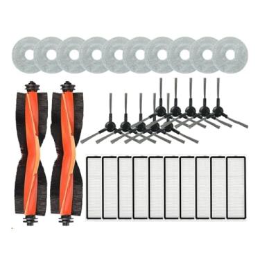 Imagem de Compatible With Xiaomi Robot Vacuum S20+ Plus B108GL/ S10+ Plus B105 Parts Main Roller Side Brush Hepa Filter Mop Cloth Accessories(Beige)