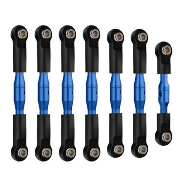 Imagem de NMNRC Alum Turnbuckles Camber Links Linkage Tie Rod for 1/10 Slash Stampede Rustler Bandit 2WD VXL Series Upgrade Part Blue