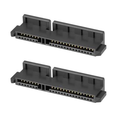 Imagem de Briny River 2 peças de adaptador de conector de disco rígido compatível com Dell E5420 peça de substituição de laptop ABS Metal Interface