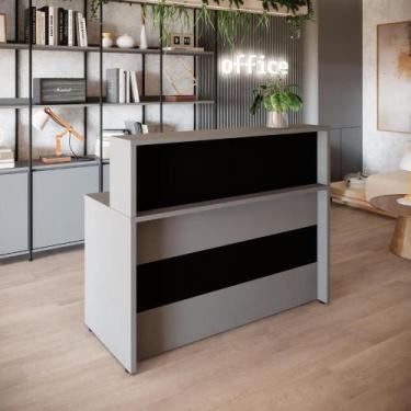 Imagem de Balcão Atendimento Recepção 135 cm Alto Escritório F5 Office - F5 Offi