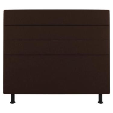 Imagem de Cabeceira Cama Box Casal Queen Size Malik 160cm Suede Marrom - Abmaza