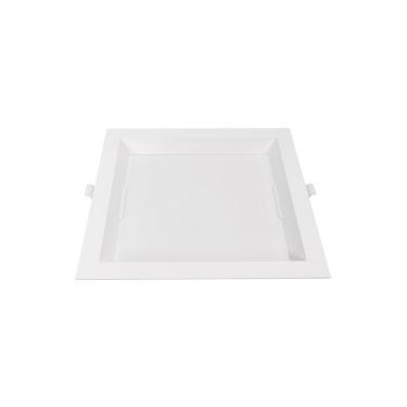 Imagem de Painel De Led Nordecor Quadrado Kais De Embutir Recuado 18w Bivolt Branco 6500k Luz Branca 4193