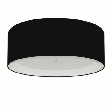 Imagem de Plafon Para Sala De Estar Cilíndrico Se-3008 Cúpula Cor Preto Branco