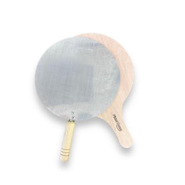 Imagem de Combo Pás Pizzehome 35Cm Madeira E Alumnio