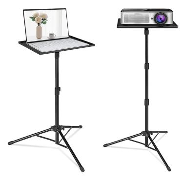 Imagem de Suporte Tripé Altura Ajustável Lorben para Projetor Notebook Capacidade até 20 Kg