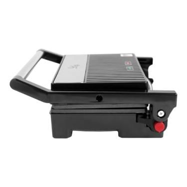 Imagem de Grill Elétrico Sanduicheira Austin 750W – Inox, Antiaderente, Duplo Aquecimento, 110V