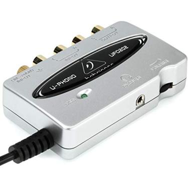 Imagem de Behringer U-PHONO UFO202, Interface de Áudio USB, Pré-amplificador Phono Integrado, Digitalizador de Vinil e Fitas