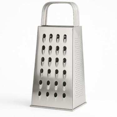 Imagem de Ralador 4 Faces em Aço Inox 23cm para Queijo, Legumes e Verduras