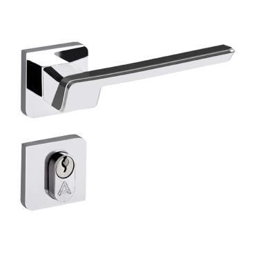 Imagem de Fechadura Entrada Roseta S40mm Cromado Vega Aliança