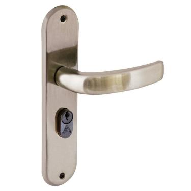 Imagem de Fechadura Entrada Espelho 4cm Latonado Galaxy Aliança