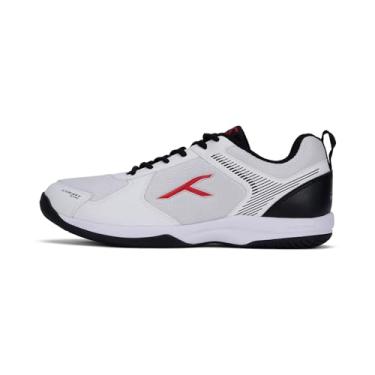 Imagem de HUNDRED Sapatos de badminton profissionais da Court Star sem marcação para homens, white black, 46 EU