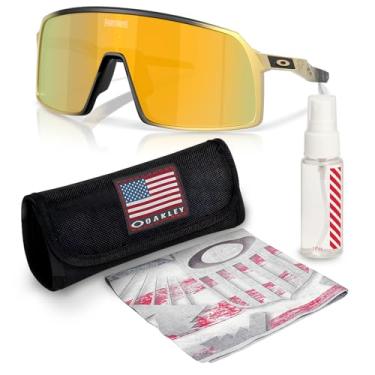 Imagem de OAKLEY Óculos de sol X FORTNITE MIDAS SUTRO OO9406 em forma de escudo com kit oficial de óculos, Armação Fortnite Midas | Lente Prizm 24k