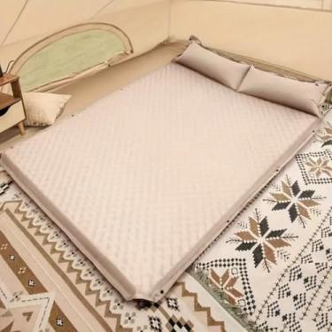 Imagem de Colchão de Camping Inflável Automático Portátil com Bolsa – Colchão Dobrável para Viagem e Acampamento