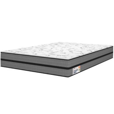 Imagem de Colchão Casal Ortovip D45 Plumatex - Extra Firme, Ortopédico, Antiácaros e Hipoalergênico | Suporte 90kg p/Pessoa | 188x138x24cm