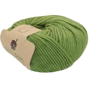 Imagem de Chic Loops Fio grosso de tricô, 100% lã de merino, 100 metros, macio, quente e amigo da pele, para tricô à mão, crochê, suéteres, cachecóis, chapéus (rattan quente)