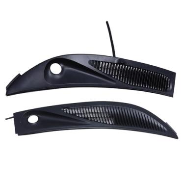 Imagem de Priprilod Grade do painel do limpador de para-brisa adequada para Ford Explorer 1995-2005 Apto para Mercury Mountaineer 1997-2001 lado esquerdo + lado direito painel de inserção da tampa da janela