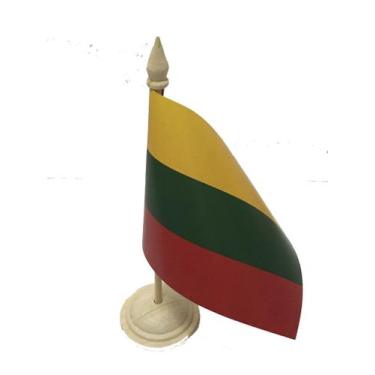 Imagem de Bandeira De Mesa Da Lituânia - Mundo Das Bandeiras