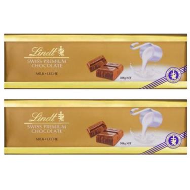 Imagem de Chocolate Ao Leite, Lindt Premium, 2 Barras De 300G